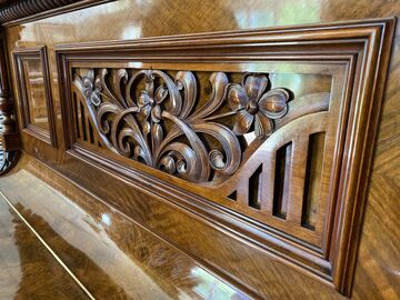 Hand carved moulding