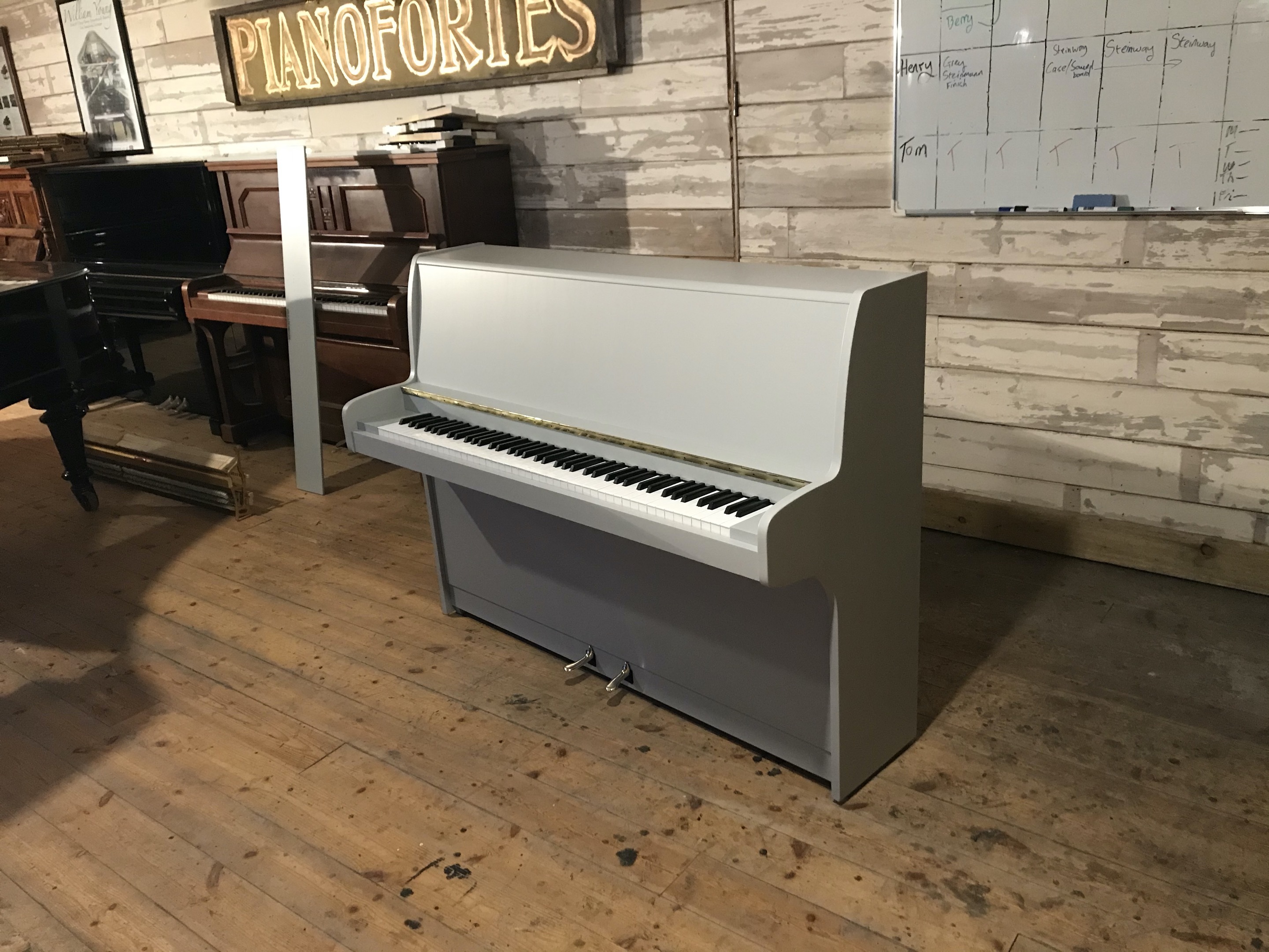Painted upright piano deals